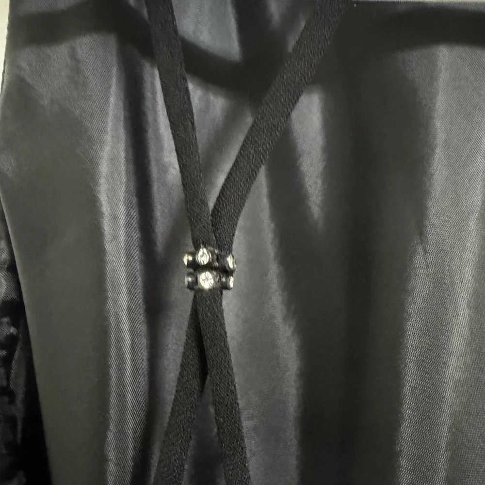 Vintage Evan Picone  Elegant Black Maxi Dress - Picture 5 of 8